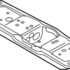 Transmission Cross-Member - Infiniti (11331-4GE0A) 10 Transmission Cross-Member - Infiniti (11331-4GE0A)