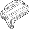 Battery Cover - Infiniti (24484-5DA0B)