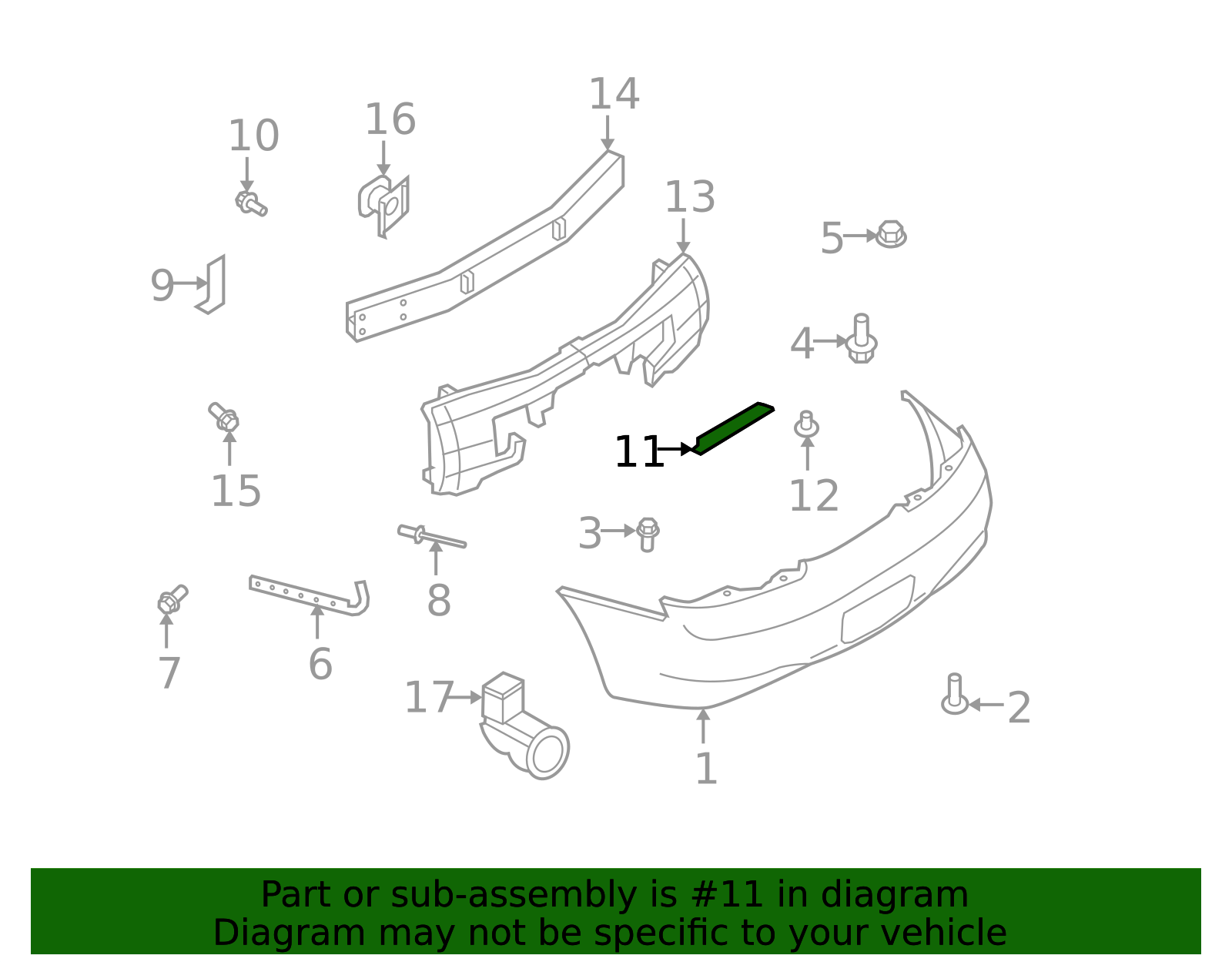 License Plate Bracket - Infiniti (96220-JJ50A) 3 License Plate Bracket - Infiniti (96220-JJ50A)
