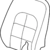 Seat Back Cushion Cover - Infiniti (87620-5DB0E)