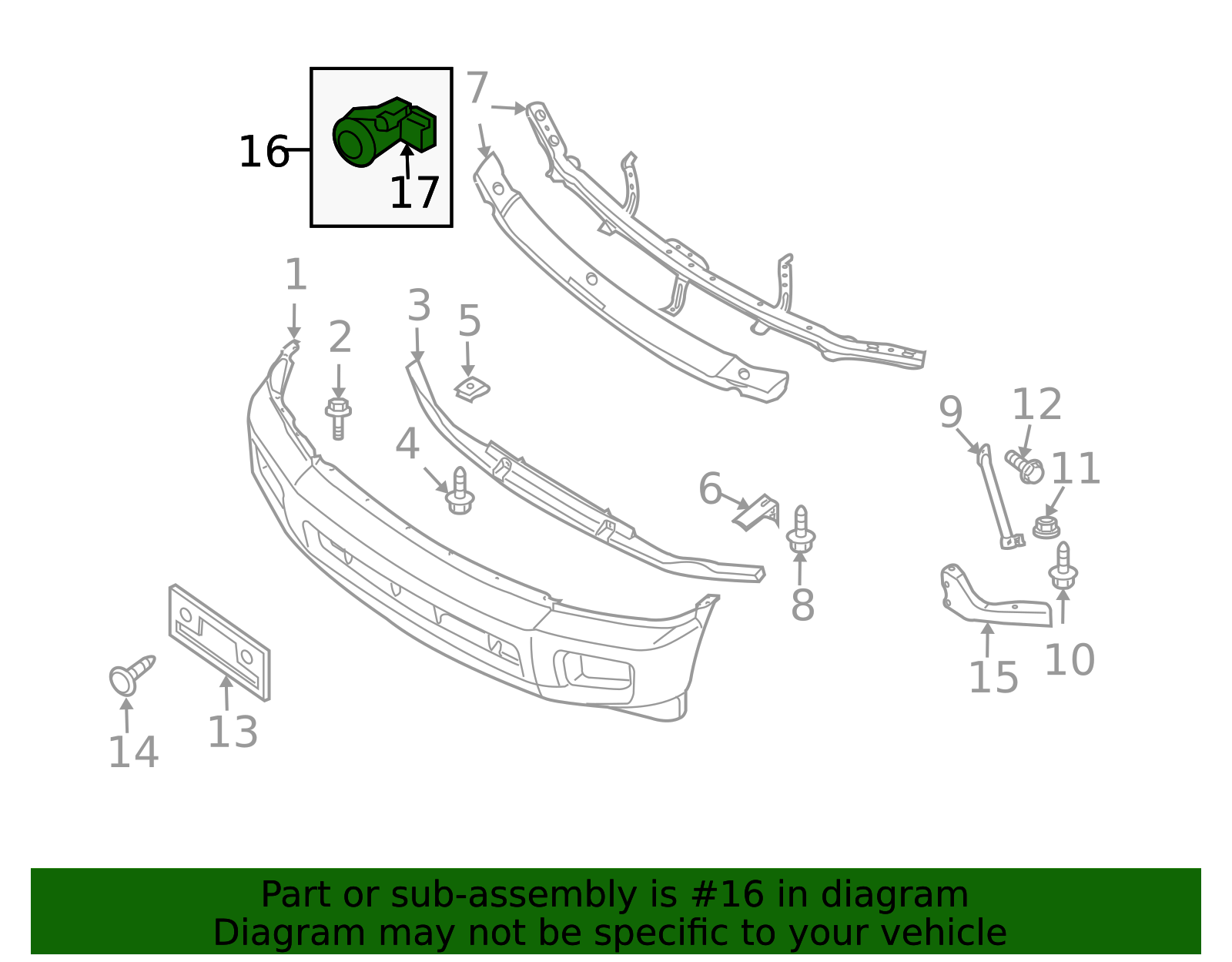 Parking Aid Sensor - Infiniti (25994ZQ10C) 5 Parking Aid Sensor - Infiniti (25994ZQ10C)