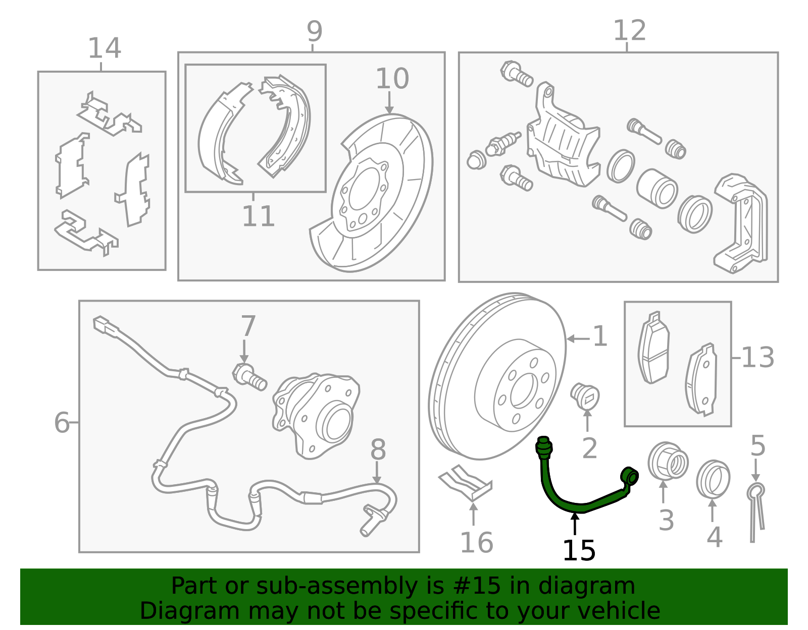 Brake Hydraulic Hose - Infiniti (462101LA3A) 4 Brake Hydraulic Hose - Infiniti (462101LA3A)