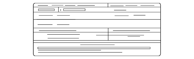 Emission Control Information Label - Infiniti (14805-5VG2A) 2 Emission Control Information Label - Infiniti (14805-5VG2A)