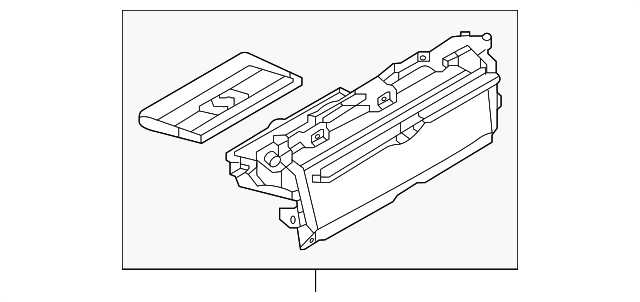 Storage Compartment - Infiniti (68260-6JS5C) 1 Storage Compartment - Infiniti (68260-6JS5C)