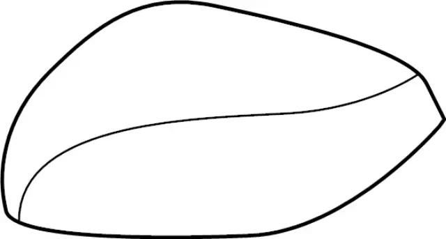 Mirror Cover - Infiniti (96373-5DA9A) 1 Mirror Cover - Infiniti (96373-5DA9A)