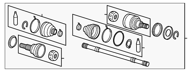 Axle Assembly - Infiniti (39600-1MC0A)