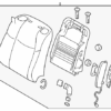 Seat Back Assembly - Infiniti (87650-1MA1B)