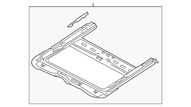 Sunroof Guide Rail - Infiniti (913503JA0A)