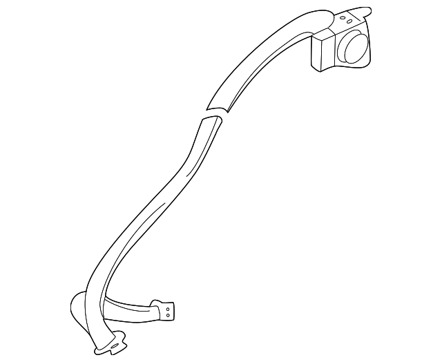 Seat Belt Assembly - Infiniti (888445Y760) 2 Seat Belt Assembly - Infiniti (888445Y760)