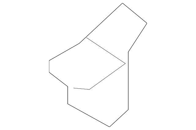 Body A-Pillar Reinforcement Bracket - Infiniti (631461LA0A) 2 Body A-Pillar Reinforcement Bracket - Infiniti (631461LA0A)