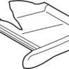 Front Seat Cushion Trim & Pad Assembly - Infiniti (87310-5VG1E) 6 Front Seat Cushion Trim & Pad Assembly - Infiniti (87310-5VG1E)