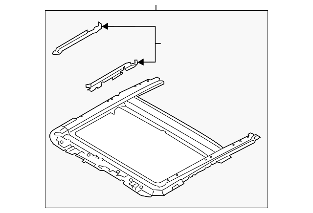 Sunroof Frame - Infiniti (91350-5CA1A)