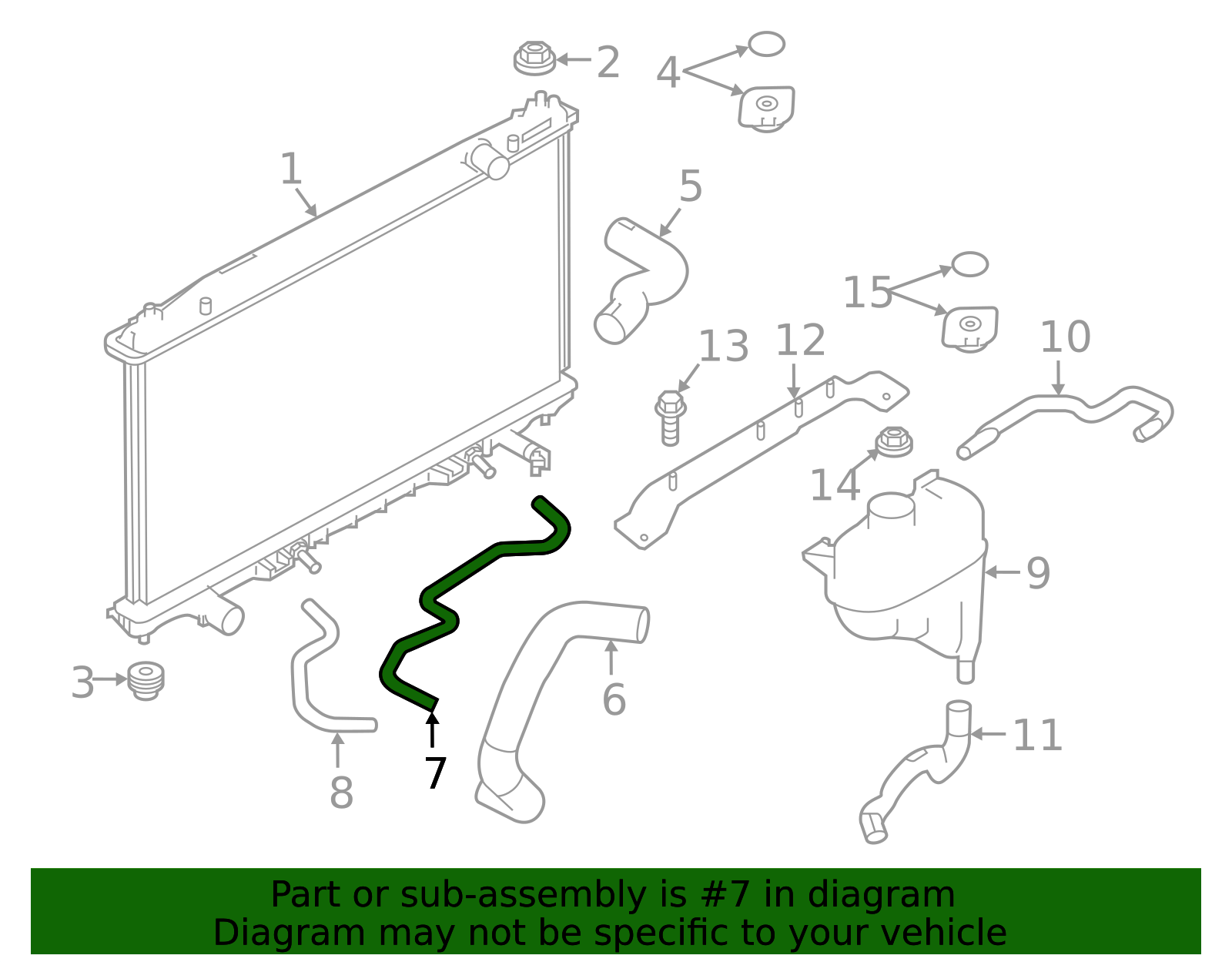 Oil Hose - Infiniti (21631-4HK0A) 3 Oil Hose - Infiniti (21631-4HK0A)