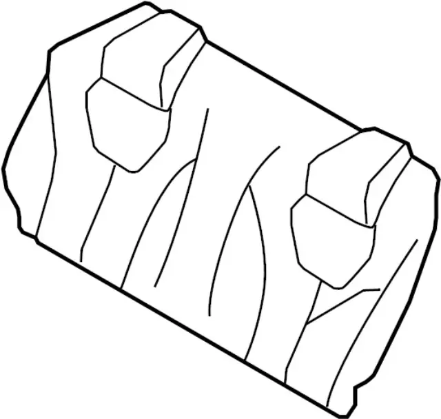 Seat Back Cover - Infiniti (88620-5DV5E) 1 Seat Back Cover - Infiniti (88620-5DV5E)
