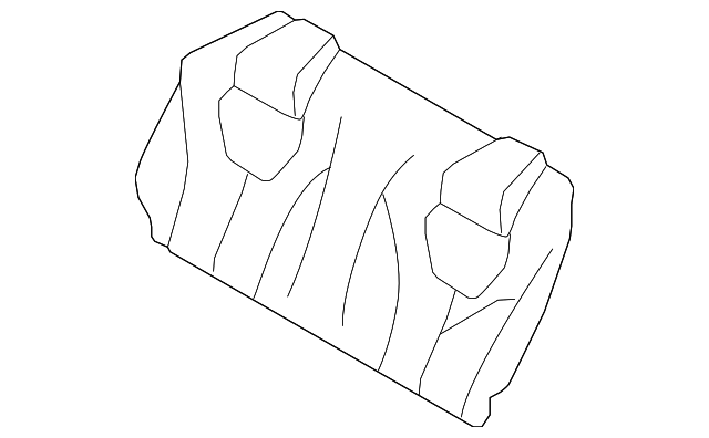 Seat Back Cover - Infiniti (88620-5DV5E) 2 Seat Back Cover - Infiniti (88620-5DV5E)