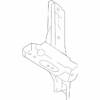 Battery Tray Bracket - Infiniti (64860-5DA0B) 13 Battery Tray Bracket - Infiniti (64860-5DA0B)