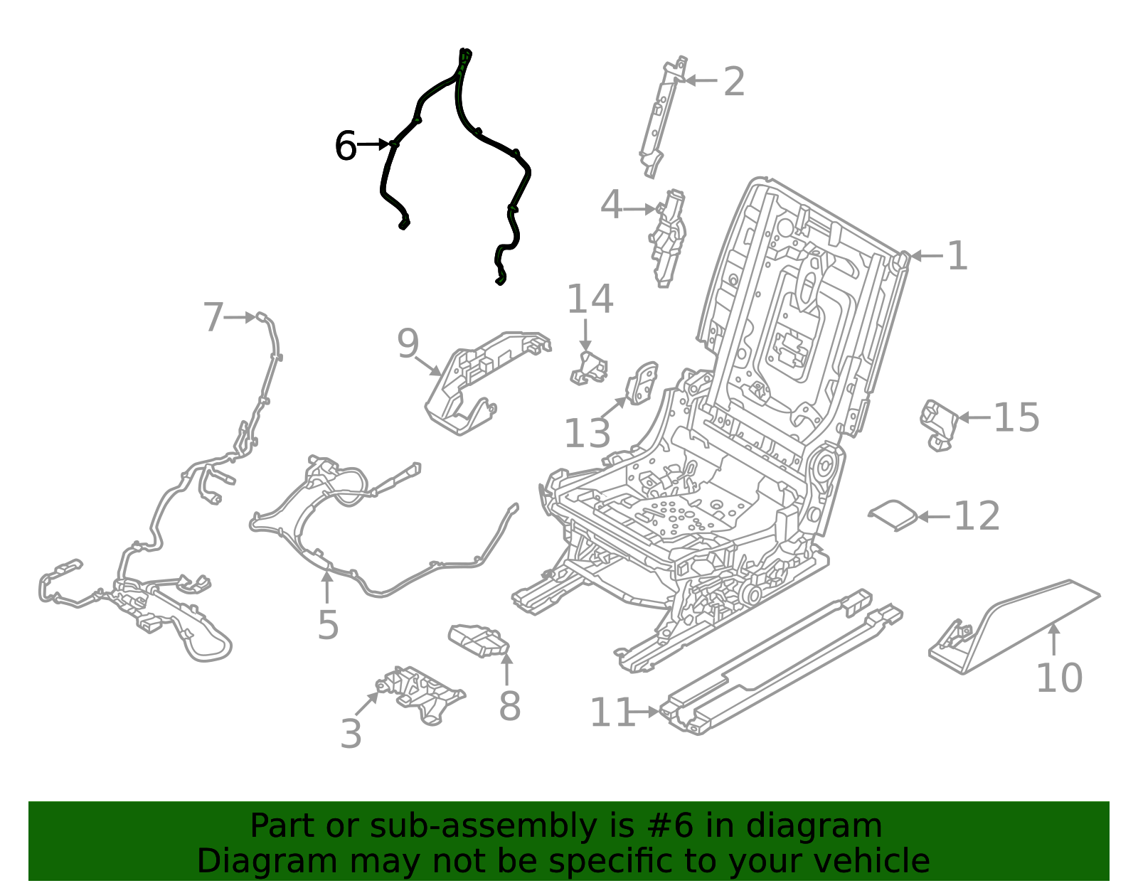 Seat Flex Cable - Infiniti (889206TF0A) 2 Seat Flex Cable - Infiniti (889206TF0A)