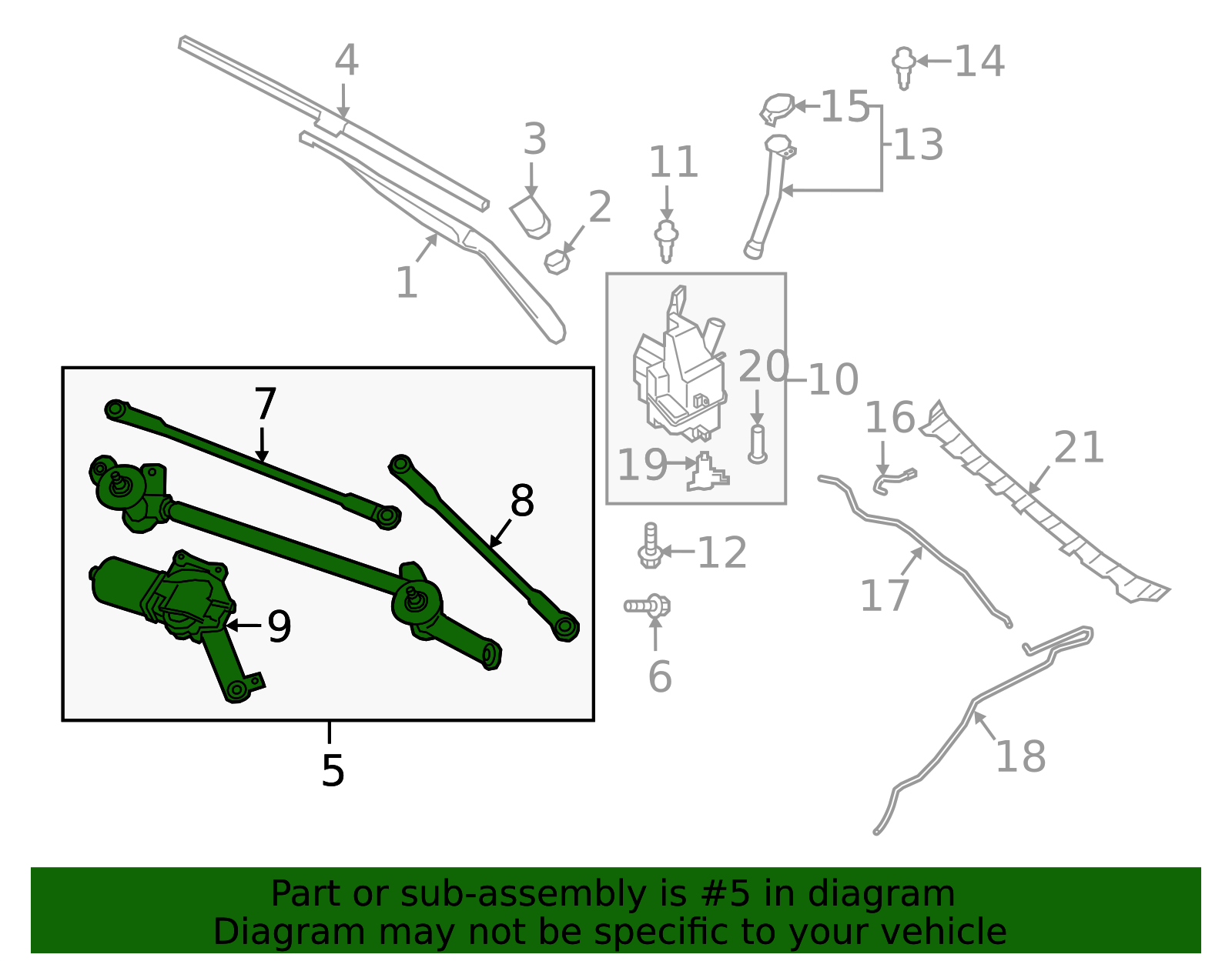 Motor & Linkage - Infiniti (28800-5VG0A) 3 Motor & Linkage - Infiniti (28800-5VG0A)