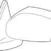 Mirror Assembly-Door, Left-hand - Infiniti (K6302-2W760)