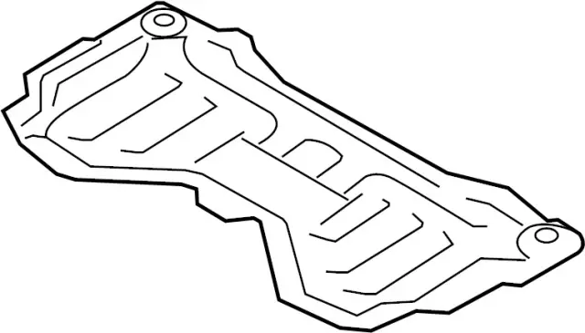 Radiator Support Splash Shield - Infiniti (75881-EG300) 2 Radiator Support Splash Shield - Infiniti (75881-EG300)