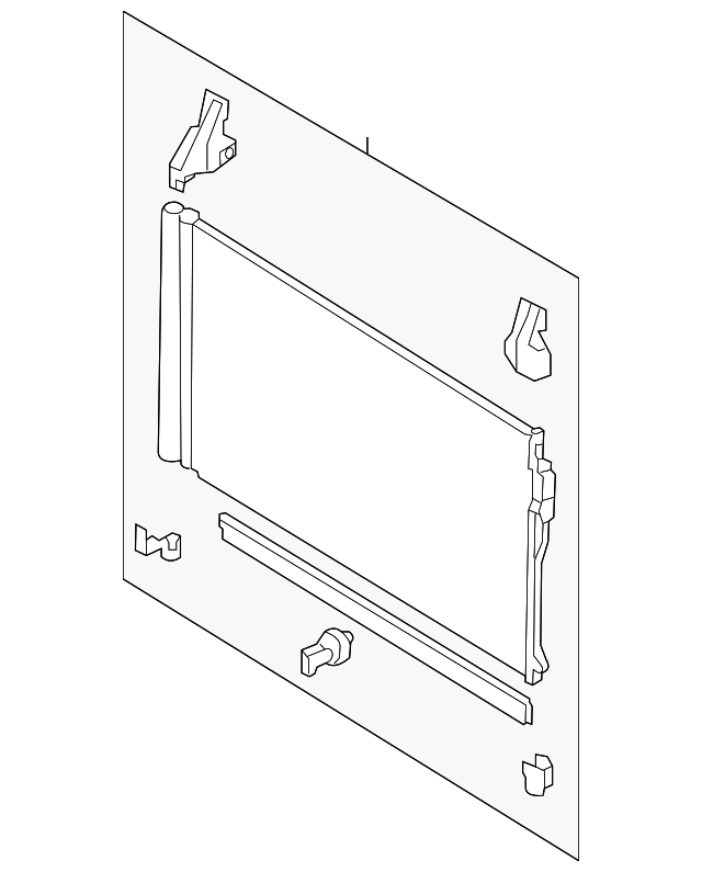 A/C Condenser - Infiniti (92100-6HB0A) 4 A/C Condenser - Infiniti (92100-6HB0A)