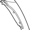 Rear Combination Lamp Rim, Right - Infiniti (26552-4HB0A)
