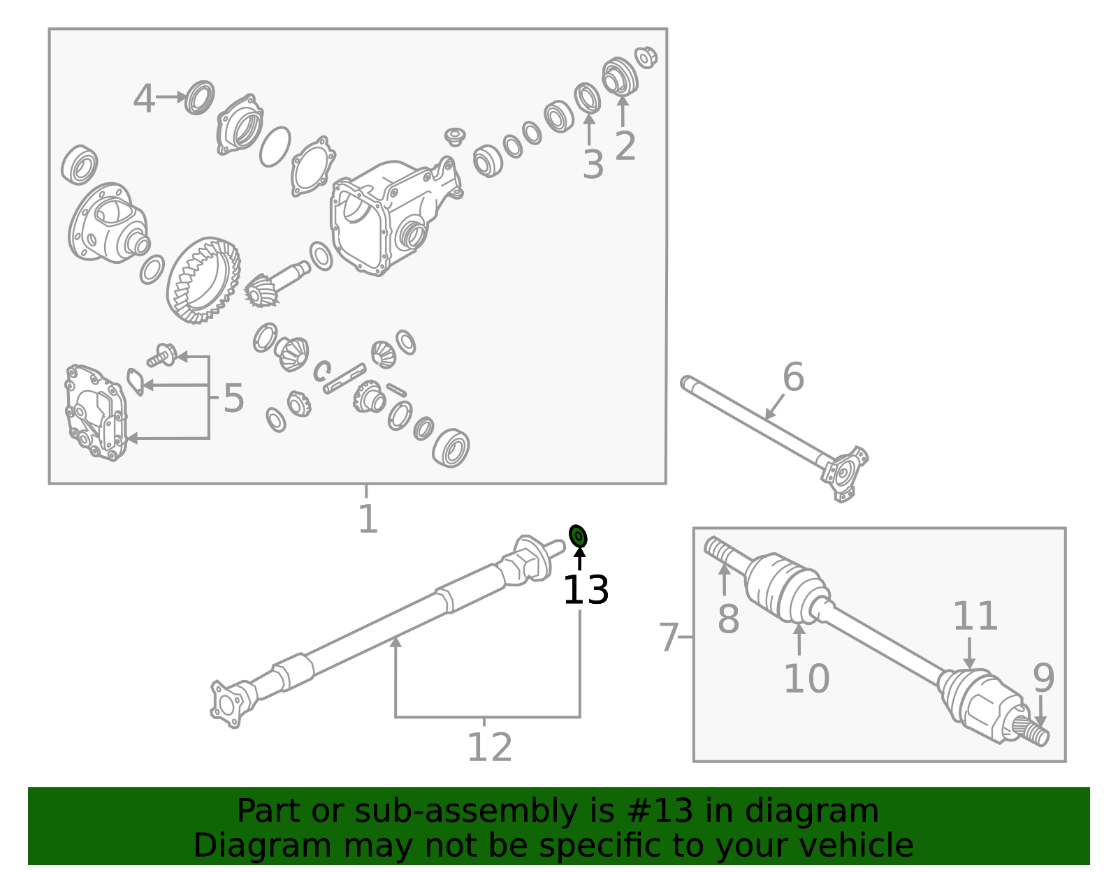 Drive Shaft Seal - Infiniti (3717005U00) 3 Drive Shaft Seal - Infiniti (3717005U00)