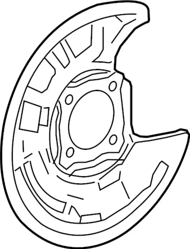 Brake Dust Shield - Infiniti (44161-5DA0A)