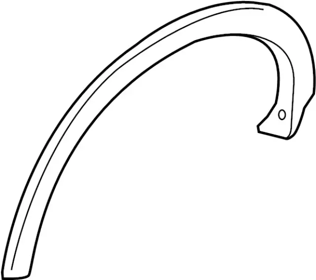 Rear Right Fender Flare - Infiniti (K3828-1A61D) 1 Rear Right Fender Flare - Infiniti (K3828-1A61D)