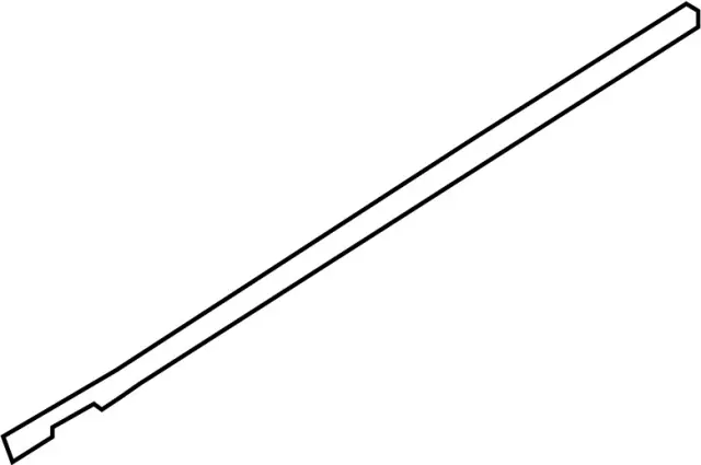 Front Door Outside Moulding, Left - Infiniti (80821-1CA0A) 1 Front Door Outside Moulding, Left - Infiniti (80821-1CA0A)