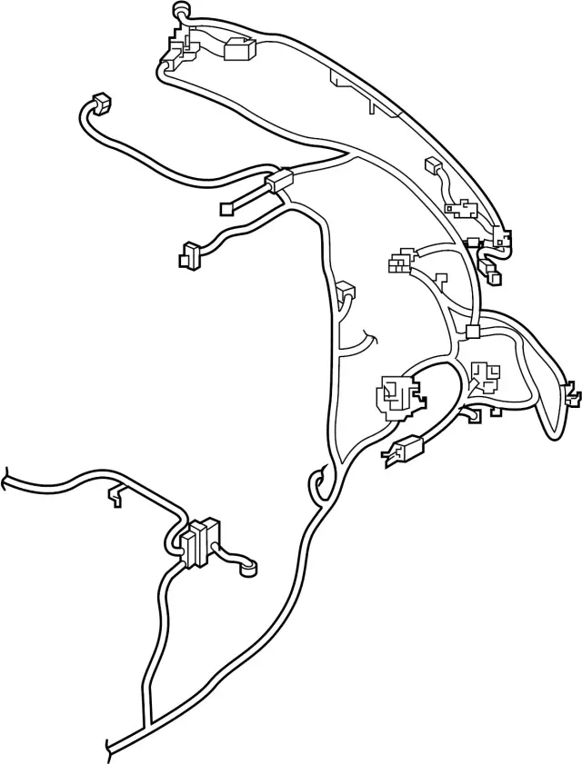 Parking Aid System Wiring Harness - Infiniti (24093-9NF0A) 1 Parking Aid System Wiring Harness - Infiniti (24093-9NF0A)