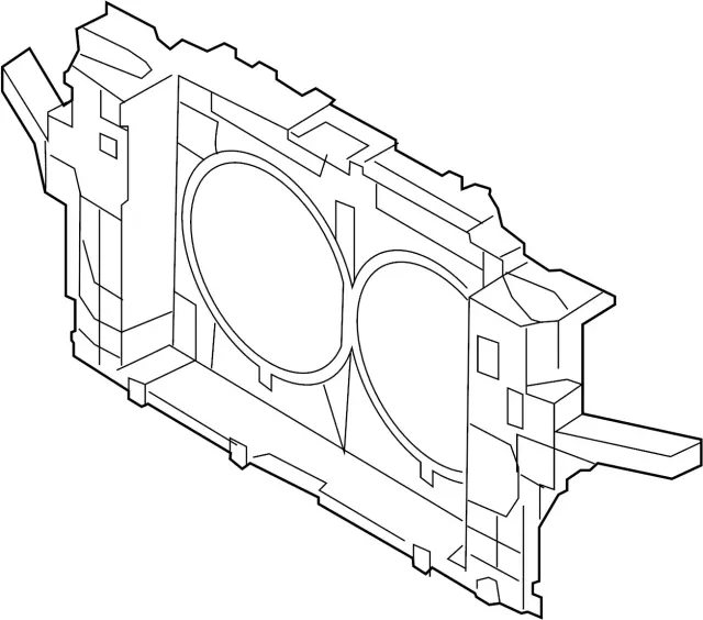 Radiator Core Support - Center - Infiniti (62501-1CA0B) 1 Radiator Core Support - Center - Infiniti (62501-1CA0B)