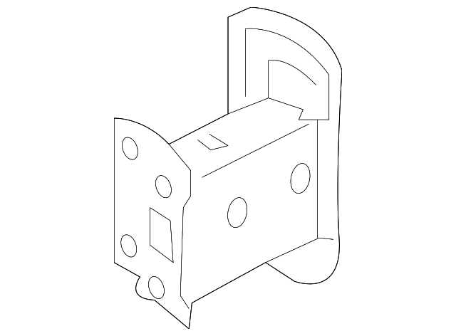 Bumper Impact Bar Bracket - Infiniti (62211-4GA0A) 2 Bumper Impact Bar Bracket - Infiniti (62211-4GA0A)