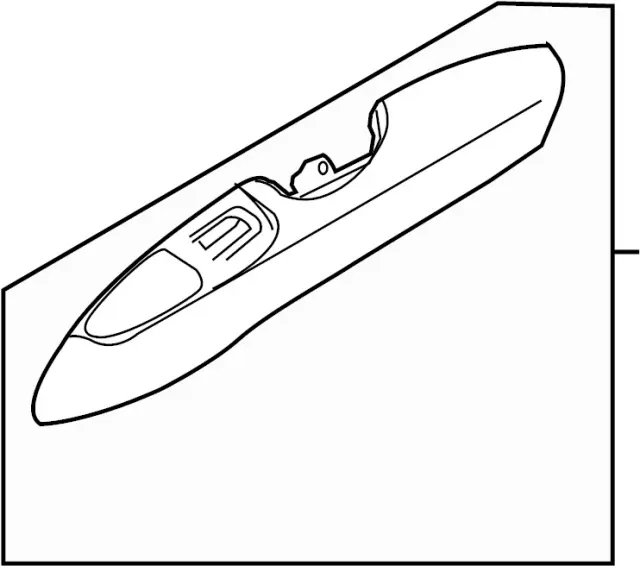 Door Armrest - Infiniti (82941-1PN1B) 1 Door Armrest - Infiniti (82941-1PN1B)