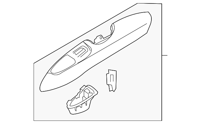 Door Armrest - Infiniti (82941-1PN1B) 2 Door Armrest - Infiniti (82941-1PN1B)