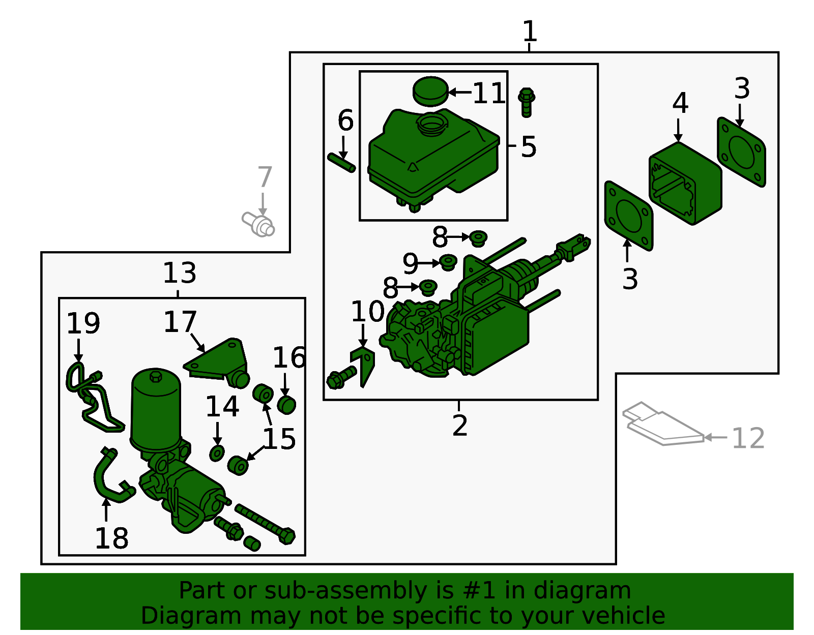 Master Cylinder Assembly - Infiniti (46007-5ZS7C) 3 Master Cylinder Assembly - Infiniti (46007-5ZS7C)