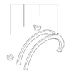 Fender Flare - Infiniti (93829-6GW2B) 8 Fender Flare - Infiniti (93829-6GW2B)