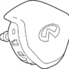 Steering Wheel Air Bag - Infiniti (98510-5NA8B) 7 Steering Wheel Air Bag - Infiniti (98510-5NA8B)