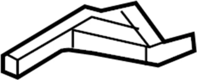 Front Bumper Side Stiffener, Right - Infiniti (62058-1MA0B) 1 Front Bumper Side Stiffener, Right - Infiniti (62058-1MA0B)