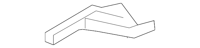 Front Bumper Side Stiffener, Right - Infiniti (62058-1MA0B) 2 Front Bumper Side Stiffener, Right - Infiniti (62058-1MA0B)