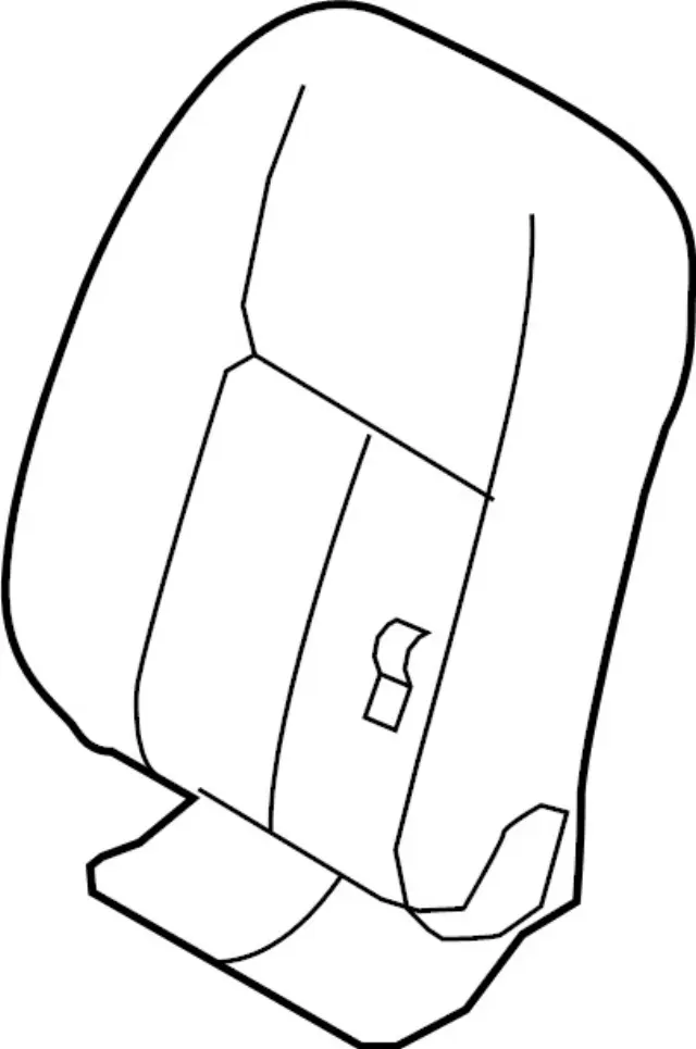 Left Seat Back - Infiniti (87650-9NG8B) 1 Left Seat Back - Infiniti (87650-9NG8B)