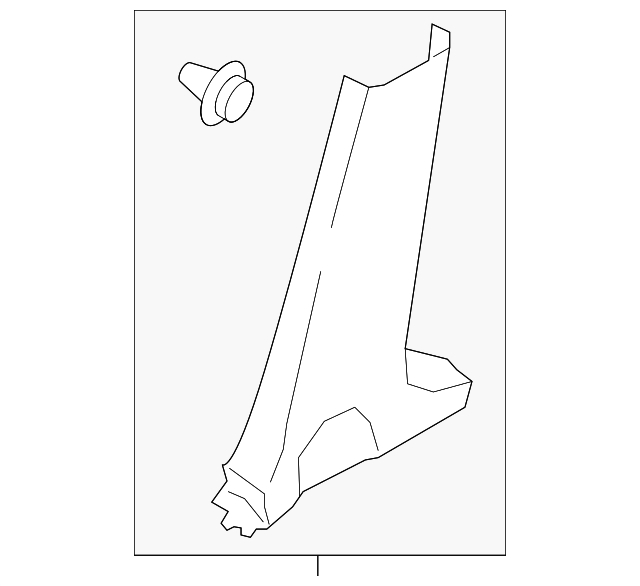 Door Pillar Post Trim Set - Infiniti (76915-1MA0C) 1 Door Pillar Post Trim Set - Infiniti (76915-1MA0C)
