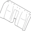 Seat Back Cushion Cover - Infiniti (88620-1ME3B) 6 Seat Back Cushion Cover - Infiniti (88620-1ME3B)