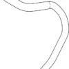 Engine Coolant Hose - Infiniti (14055-5DA5A)