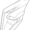 Door Interior Trim Panel - Infiniti (82900-5DB1A)