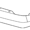 Bumper Trim - Infiniti (85086-7JA5B)