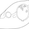 Steering Column Cover - Infiniti (48470-5NA0B) 3 Steering Column Cover - Infiniti (48470-5NA0B)