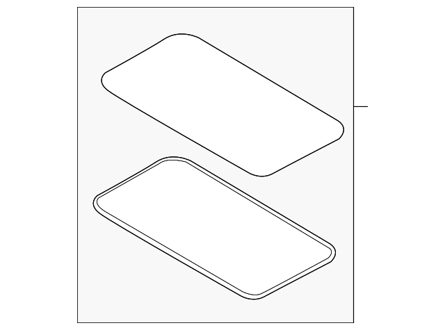 Sunroof Glass - Infiniti (91210-1MA2A)
