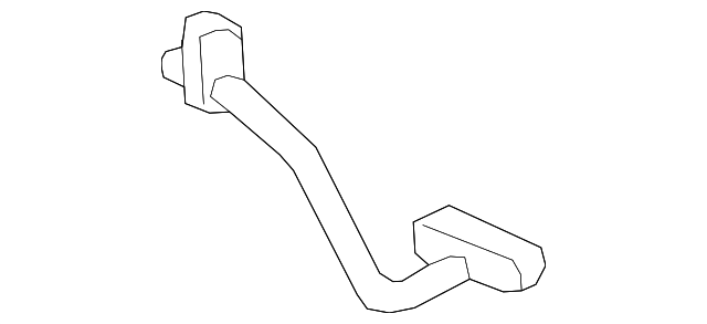 A/C Refrigerant Hose - Infiniti (924461LA0A) 2 A/C Refrigerant Hose - Infiniti (924461LA0A)