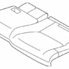 Seat Cushion Foam - Infiniti (89300-7JE2D)